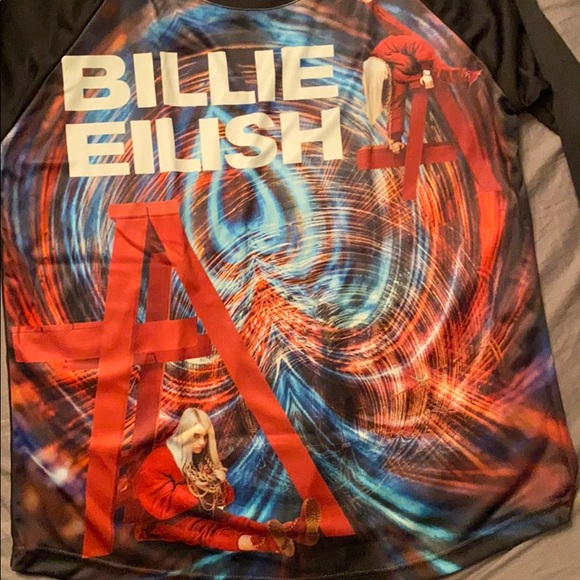 Billie Eilish Women’s 3/4 Long Sleeve T-Shirt - Picture 4 of 5